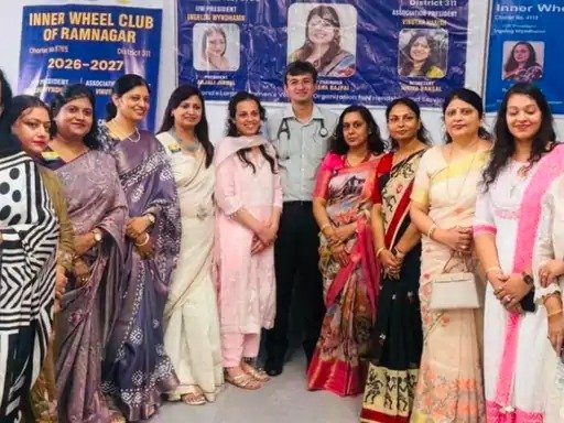 Inner Wheel Club Ramnagar Honours Doctors Under Jeevan Dhara Initiative